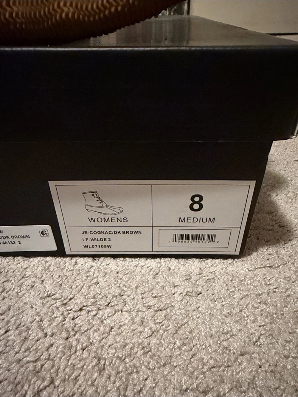 London Fog Brown and Dark Brown Waterproof Duck Boots Size 8